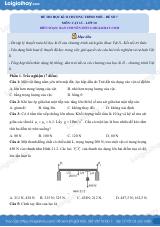Đề thi học kì 2 Vật lí 10 Kết nối tri thức - Đề số 7